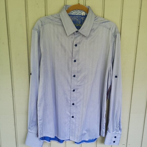 ROBERT GRAHAM COTTON SHIRT  Size X Large - Picture 1 of 8